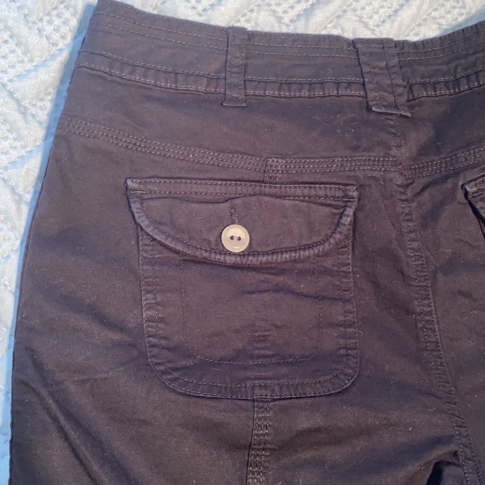 Style & Co women’s cotton pocket shorts black size 8 - Picture 8 of 8